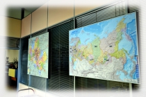 Макеты карт России и Московской области на металлической основе. Фото 4