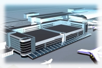 Аэровокзал аэропорта ВНУКОВО. Дизайн-проект. Почтово-грузовой комплекс. 2006 год