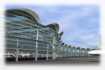 Аэровокзал аэропорта ВНУКОВО. Дизайн-проект. Вид снаружи. 2006 год