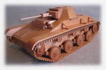 Модель из дерева танка Т-60. Фото 14