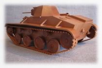 Модель из дерева танка Т-60. Фото 11