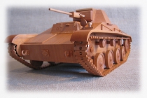 Модель из дерева танка Т-60. Фото 1